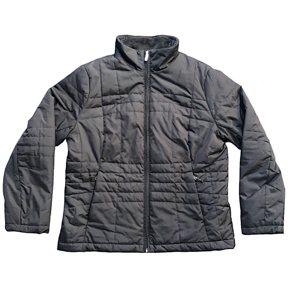 Lands' End Women's Black Jacket Large 14-16